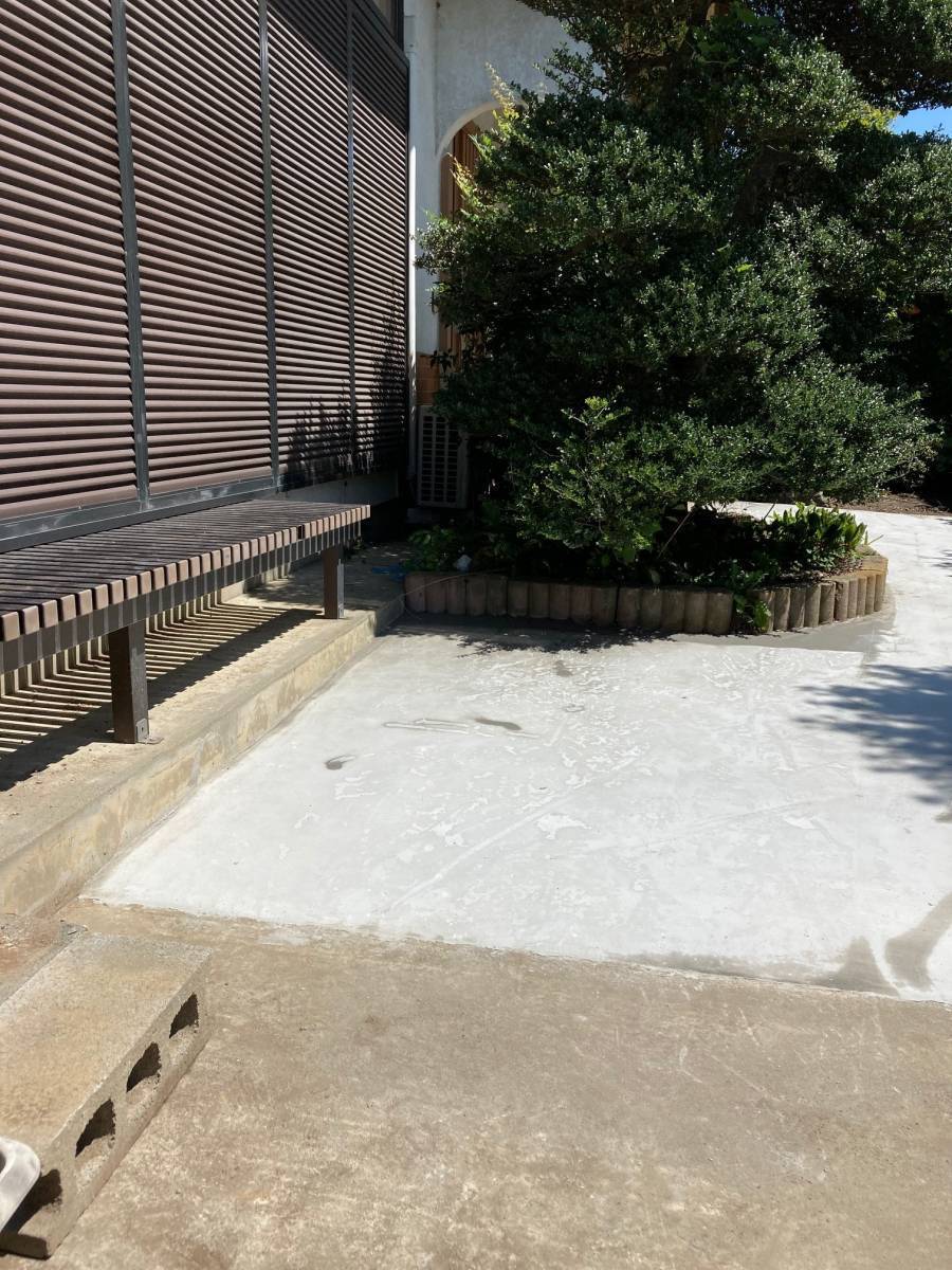 まどありー。の庭の改修工事の施工後の写真1