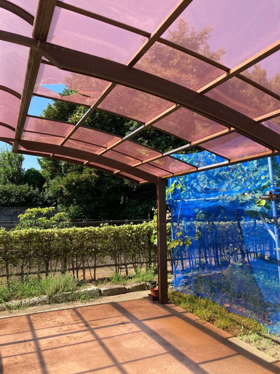 まどありー。のカーポートの屋根材交換の施工前の写真2