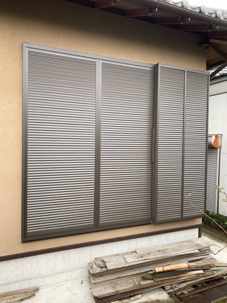 まどありー。の雨戸交換の施工事例写真
