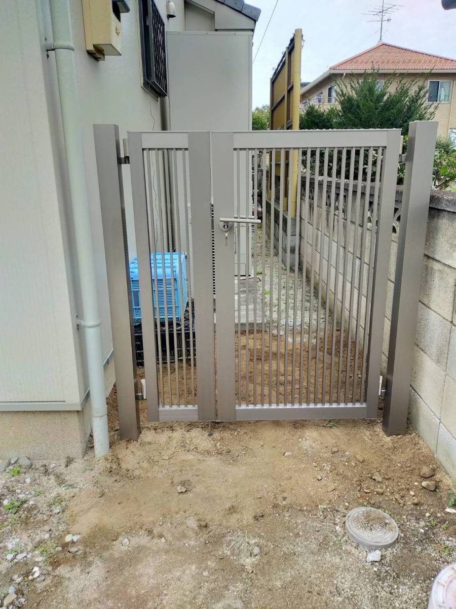 まどありー。の門扉新設の施工事例写真