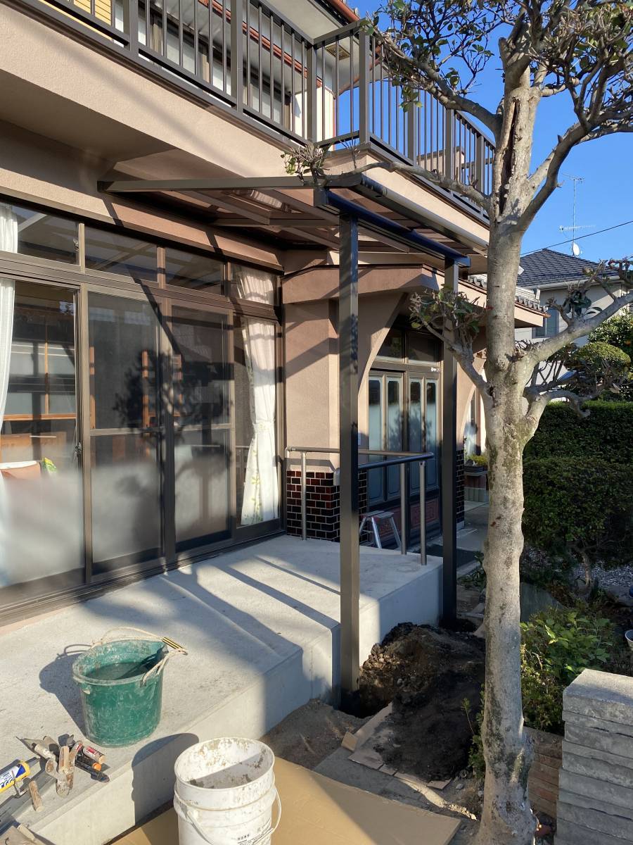 まどありー。のテラス新設の施工後の写真1