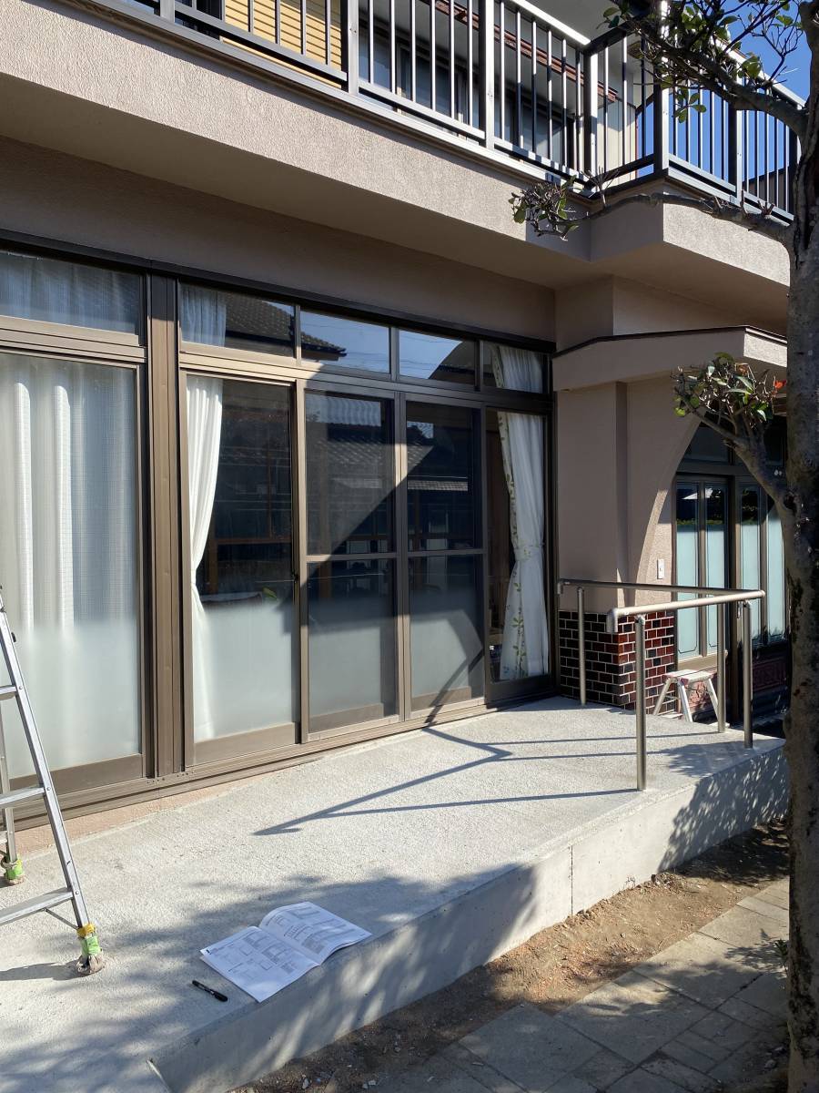 まどありー。のテラス新設の施工前の写真1