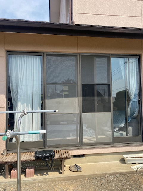 まどありー。太田店のLIXIL　リフォームサッシ　取り替え窓「リプラス」の施工前の写真1