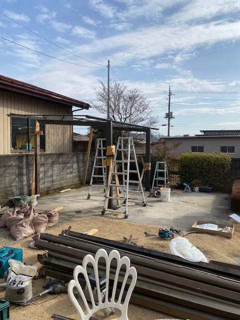 まどありー。太田店の庭の有効活用の施工後の写真1