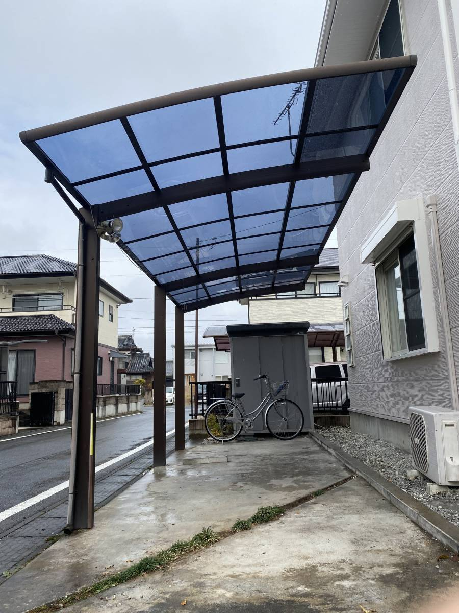 まどありー。太田店のカーポートの屋根材交換の施工後の写真1