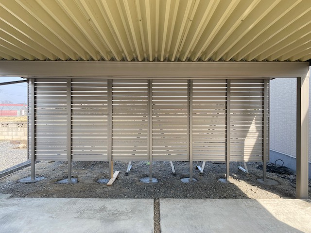 まどありー。太田店のｶｰﾎﾟｰﾄ、ﾌｪﾝｽ新設の施工後の写真3