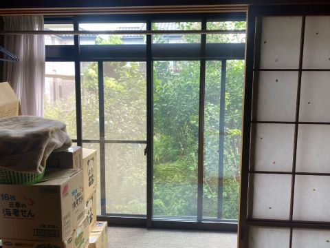 まどありー。太田店のLIXIL　リフォームサッシ　内窓インプラスの施工前の写真1