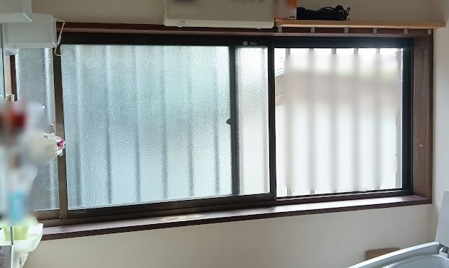 まどありー。太田店の洗面所に内窓設置の施工前の写真1