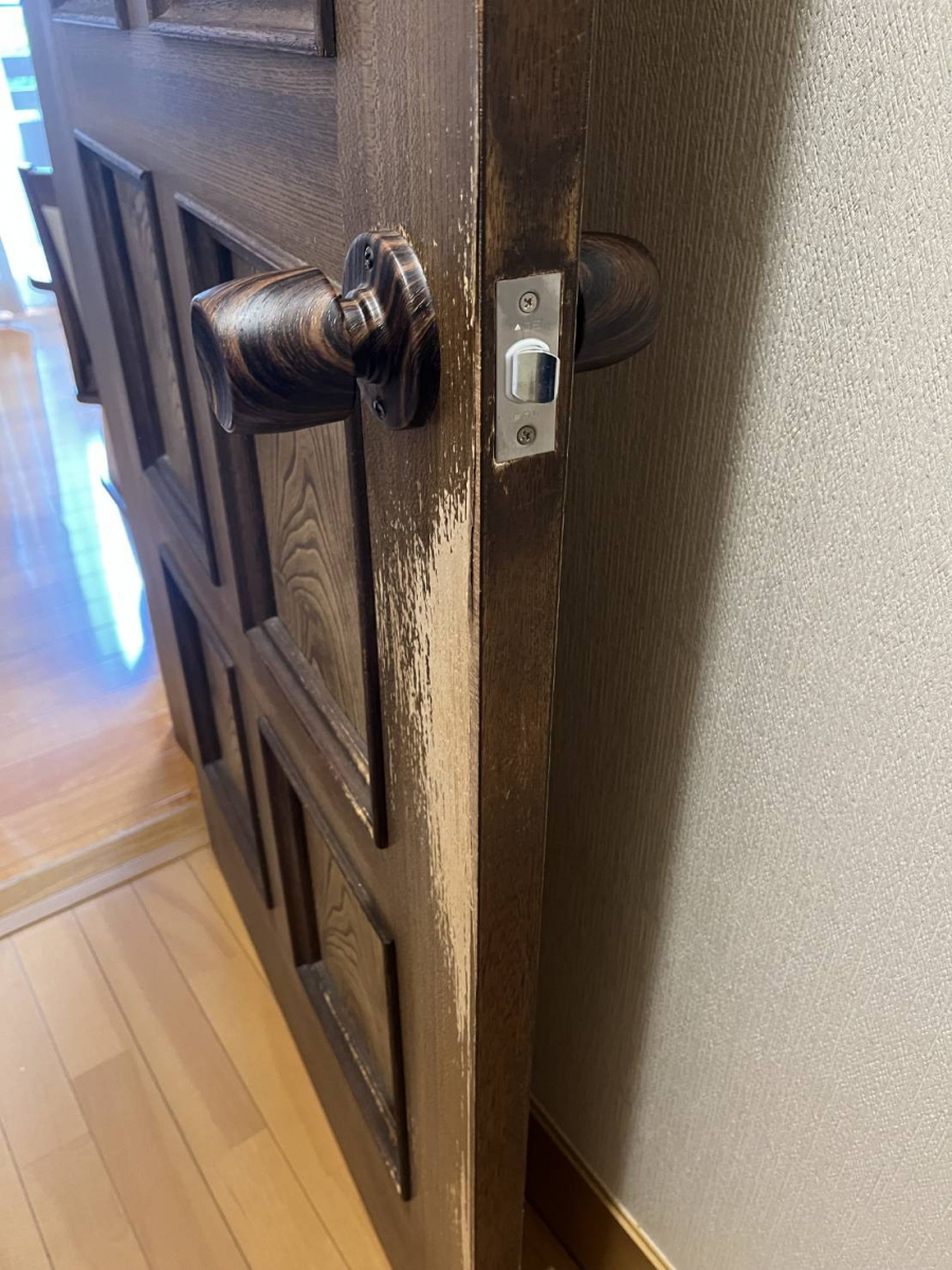 まどありー。太田店のペットドア設置しましたの施工前の写真1