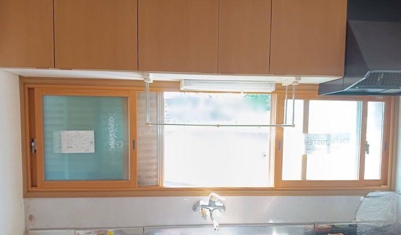 まどありー。太田店のキッチン窓に内窓設置の施工後の写真1