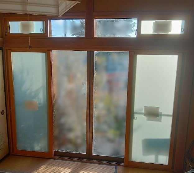 まどありー。太田店の和室の掃き出し窓に内窓設置の施工後の写真1